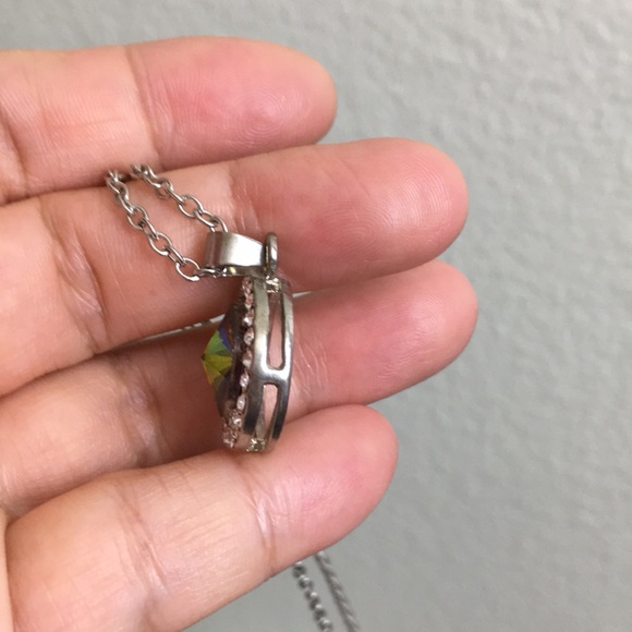 🖤Vtg mystic crystal pendant necklace - Picture 10 of 14